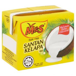 M&S Coconut Milk Santan  (200ml)